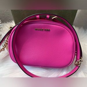 MICHAEL KORS - nwt leather PINK CROSSBODY LEATHER
